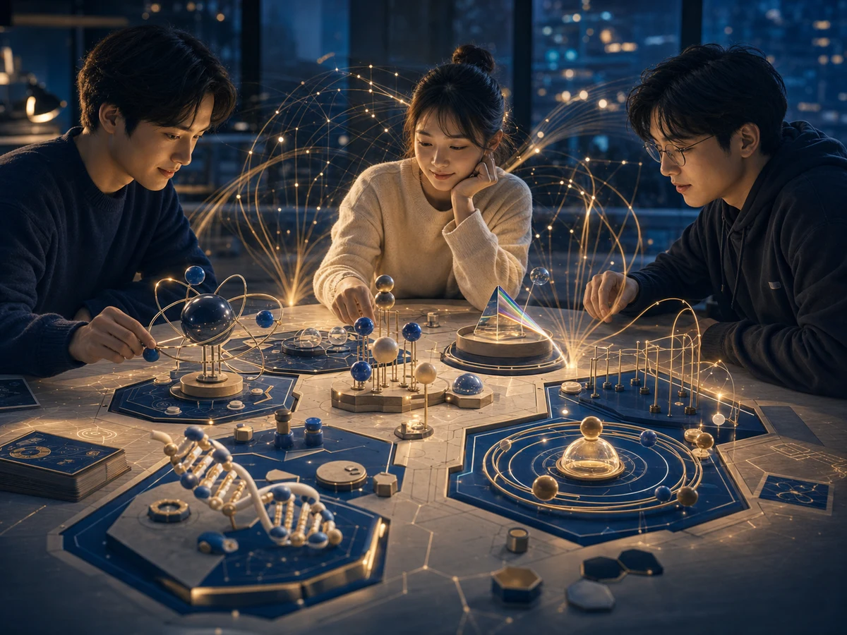 AI+科普桌游活动 项目视觉