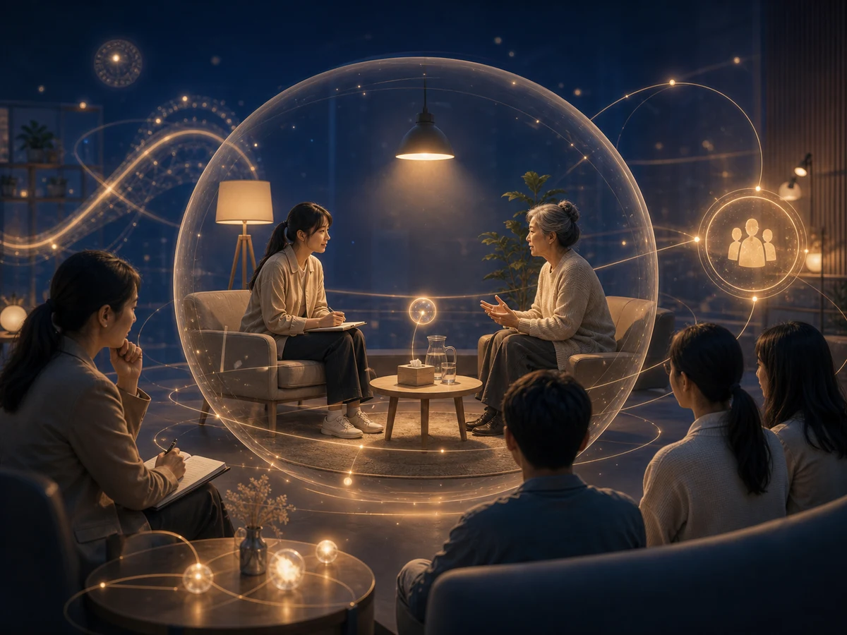 CaseLab • 社工会谈AI实训平台 项目视觉