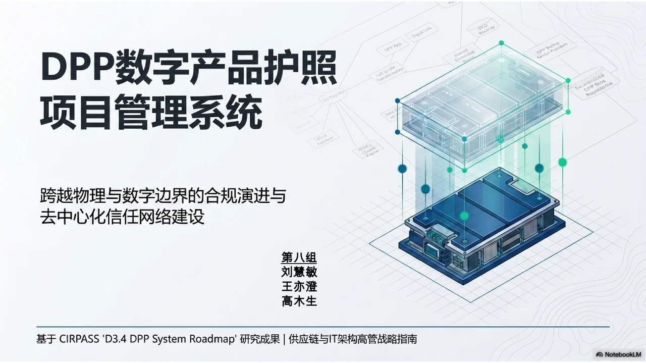 DPP数字产品护照 · 华师大商科 OPC 1期