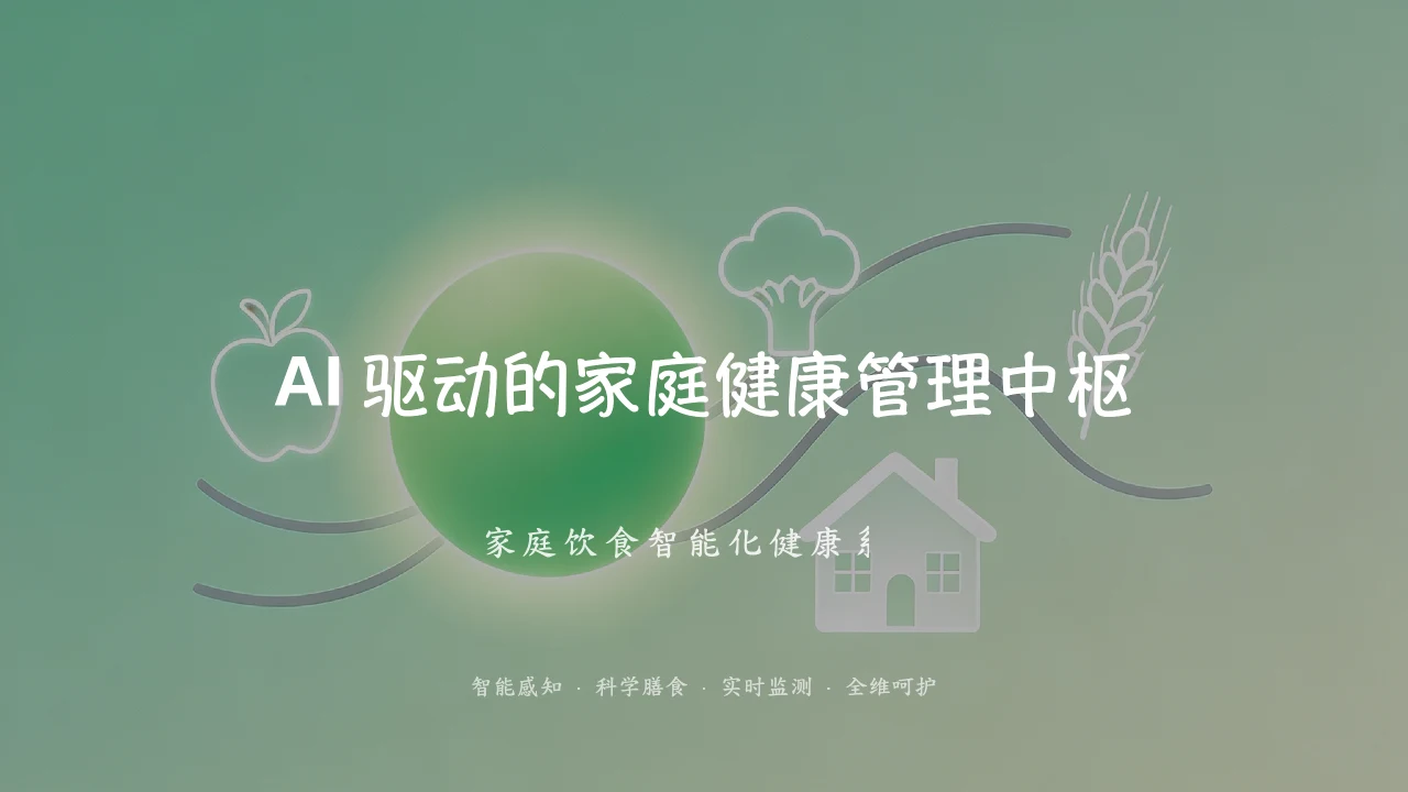 家庭饮食智能化健康系统 · 华师大商科 OPC 1期