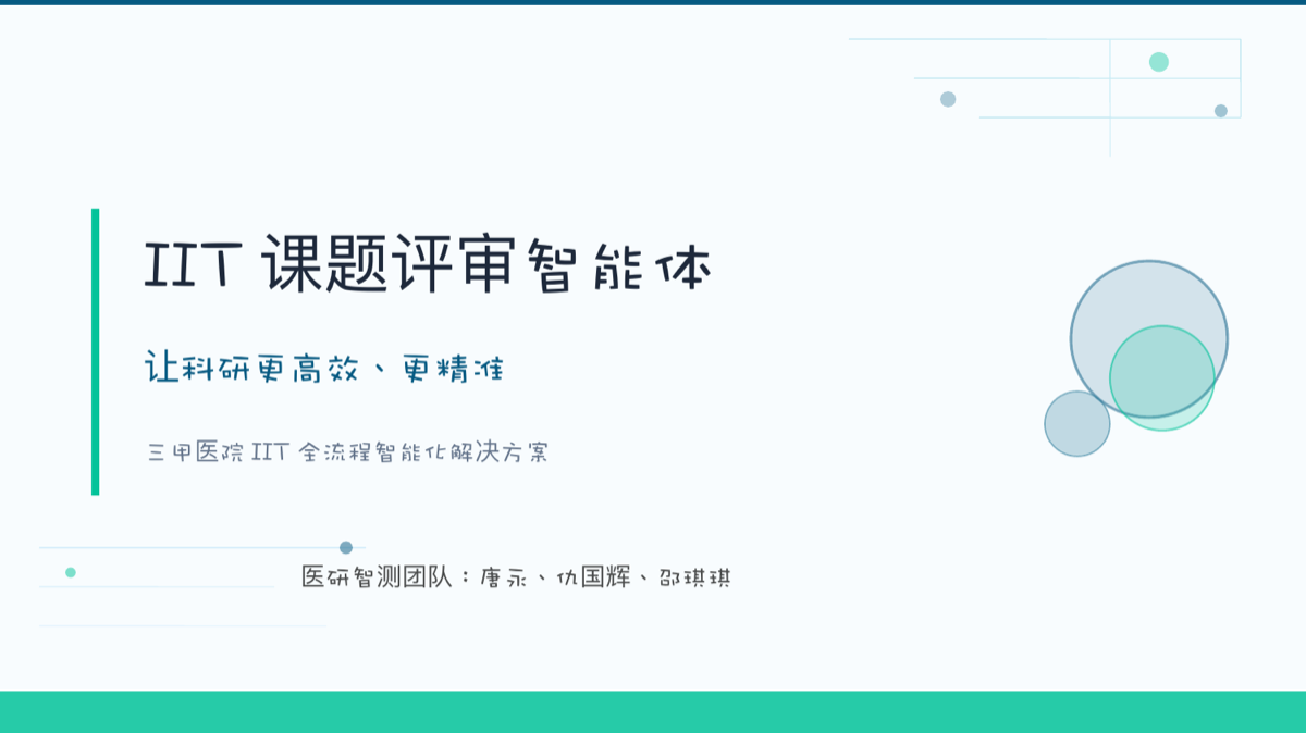 IIT评审智能体 项目视觉